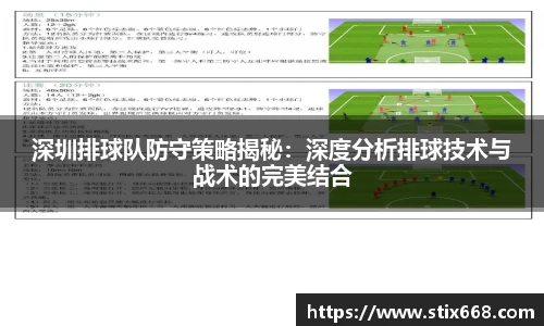 深圳排球队防守策略揭秘：深度分析排球技术与战术的完美结合